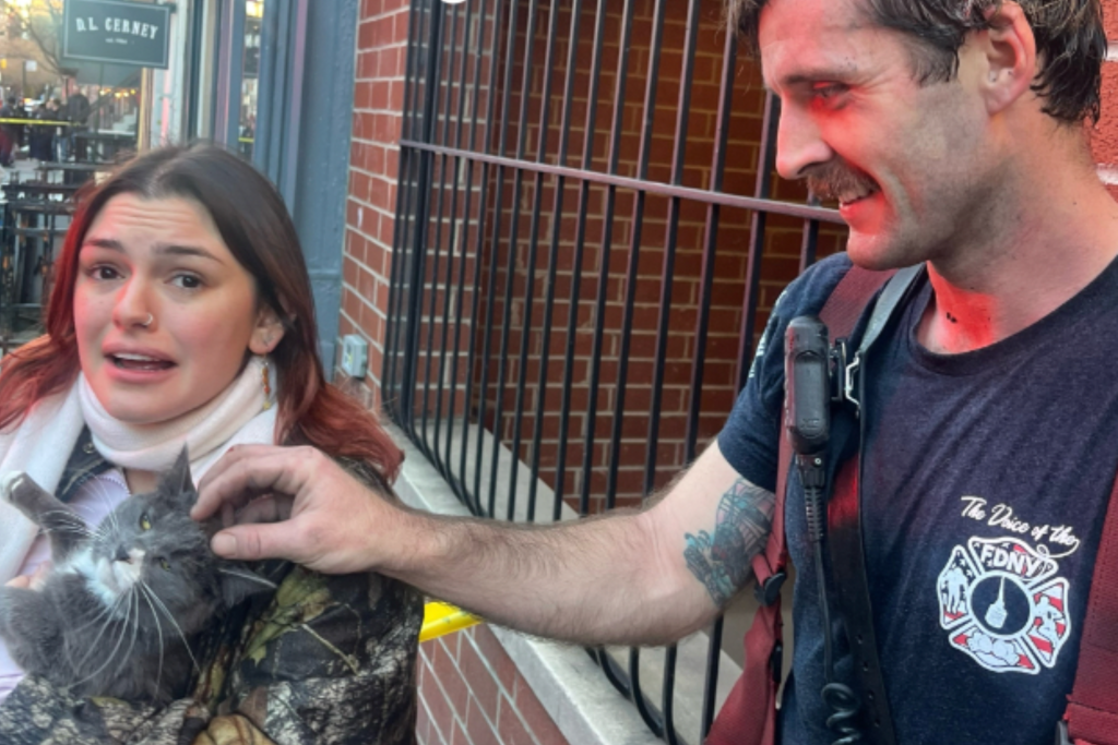 Casey Rae's Work Woman and Cat Reunited Following Apartment Fire | CommsTrader