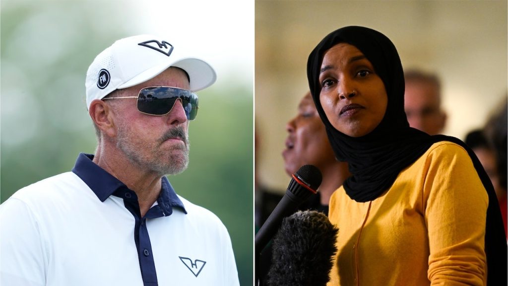Phil Mickelson condemns Rep. Ilhan Omar for Charlie Kirk insults: ‘hopefully she’ll be sent back to Somalia’