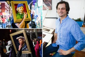 Exclusive | NYC artist dresses as Van Gogh self-portrait every year for Village Halloween Parade