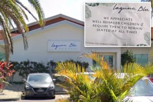 Restaurant’s ‘unrealistic’ sign about children shocks, divides parents