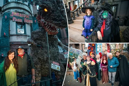Exclusive | Brownstone Brooklynites battle to create the spookiest, most extravagant Halloween displays