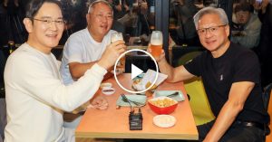 Nvidia, Samsung, Hyundai Leaders Share Fried Chicken and Beer