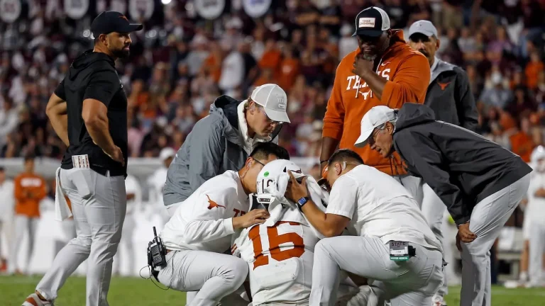 Arch Manning hurt during Texas’ dramatic comeback win over Mississippi State