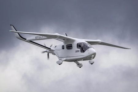 Beta’s unique electric airplane flies into Seattle to wow state officials and aviation experts