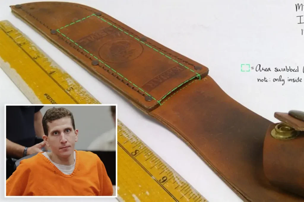 Knife sheath used by Bryan Kohberger in University of Idaho murders pictured for first time