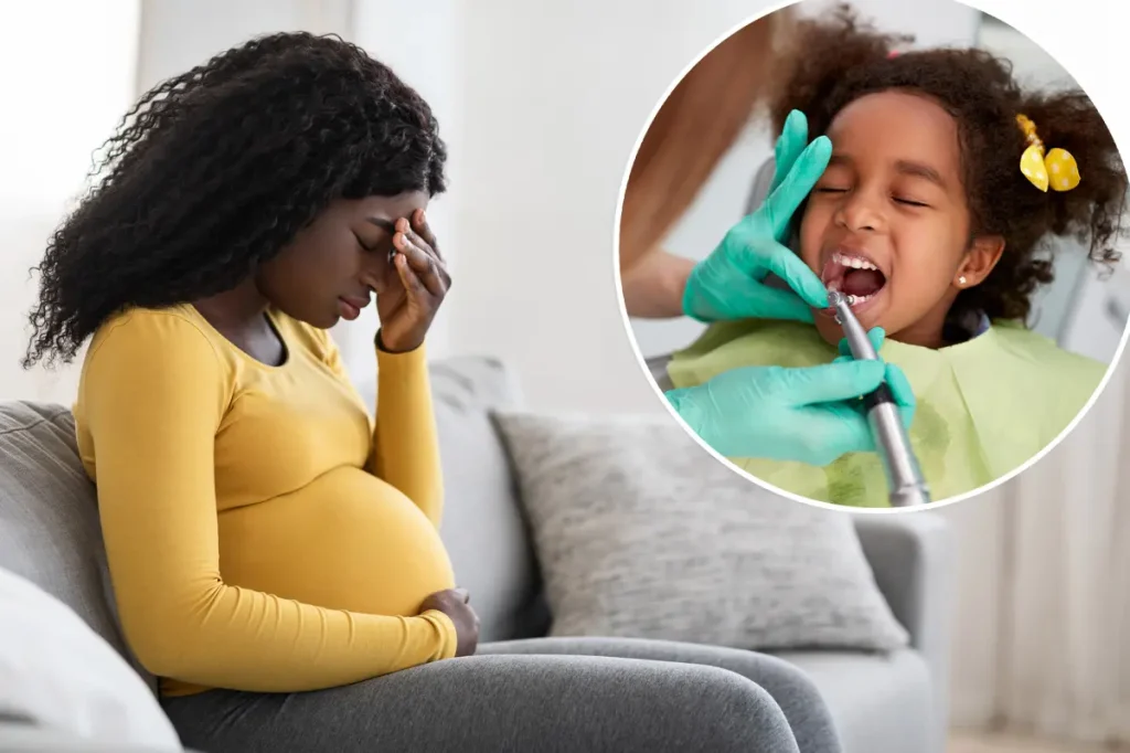 The weird way a pregnant mom’s stress can impact the future of their kids’ teeth