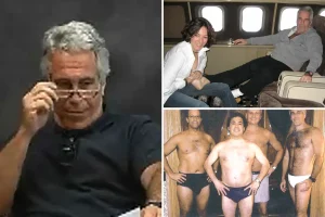 Awkward moment Jeffrey Epstein is asked about his ‘egg-shaped’ penis in resurfaced video — and his creepy reaction