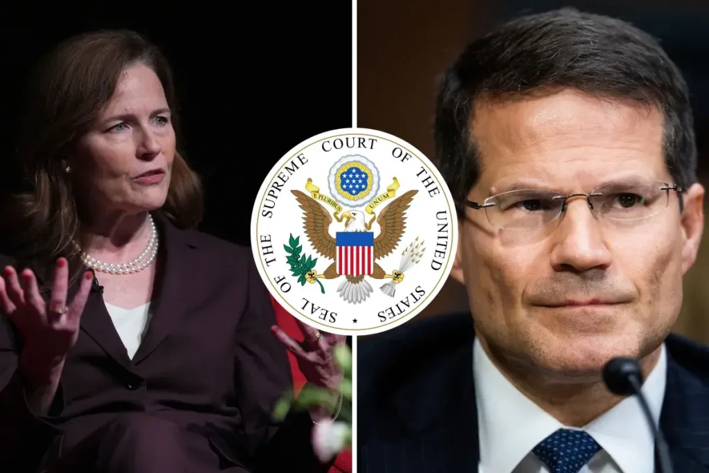 Amy Coney Barrett Interrupts Trump Attorney During Supreme Court Hearing
