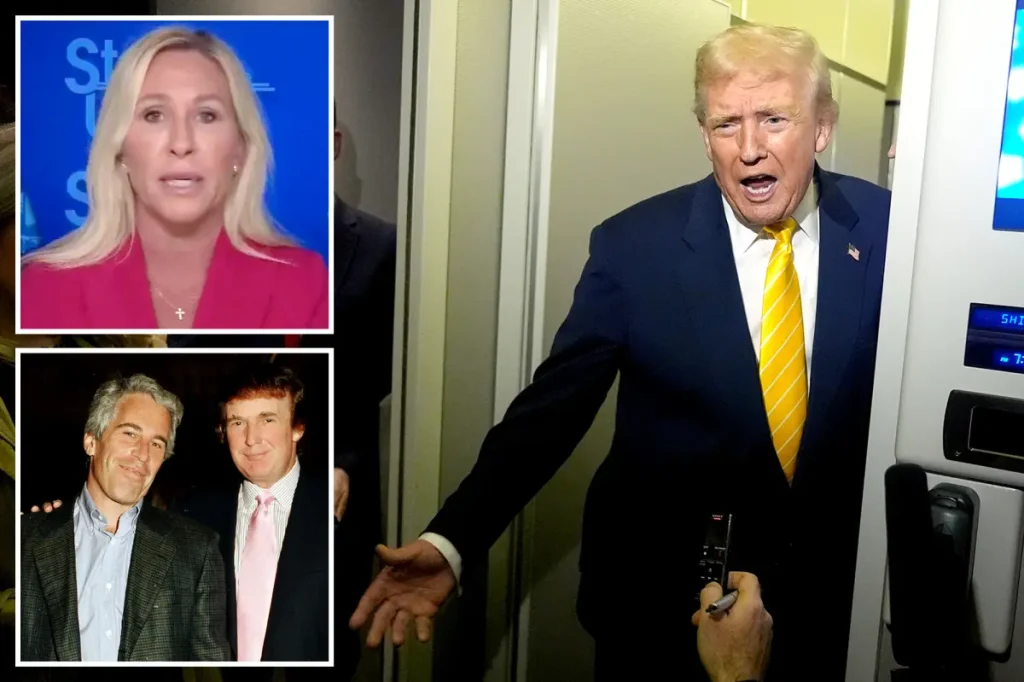 Marjorie Taylor Greene insists she still supports Trump — while repeatedly slamming him in bonkers interview after Epstein fight