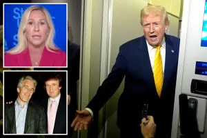 Marjorie Taylor Greene insists she still supports Trump — while repeatedly slamming him in bonkers interview after Epstein fight