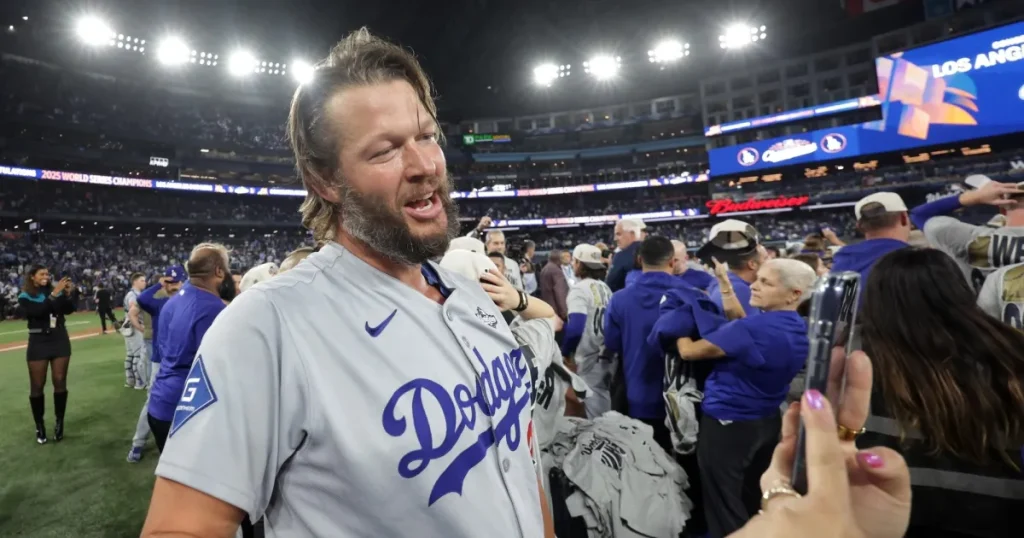 Clayton Kershaw Retires From Los Angeles Dodgers With World Series 2025 Win