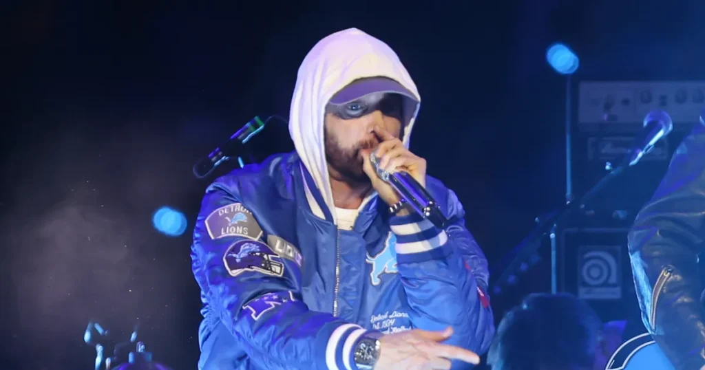 Eminem’s Daughter Hailie Jade and Grandson Elliot Watch His Surprise NFL Halftime Performance