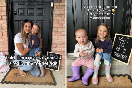 Baby Almost Same Size As 4-Year-Old Sister, Mom Explains Why
