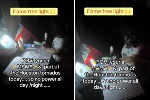 Texas Tornado Hits, Knocks Out Power—One Mom Knows Just What to Do