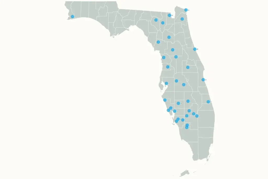 Map Shows Florida Cities Set to Freeze as Record Cold to Strike