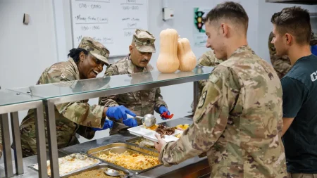 Military reveals just how much turkey shipped globally to ensure American troops enjoy Thanksgiving meal