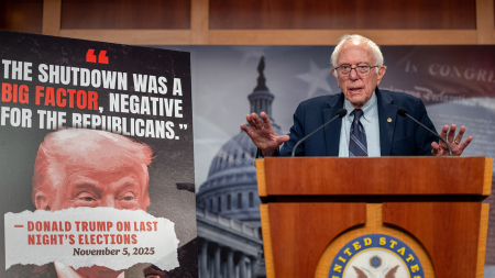 Sanders calls out 8 Senate Democrats for ‘very, very bad vote’ on government funding measure