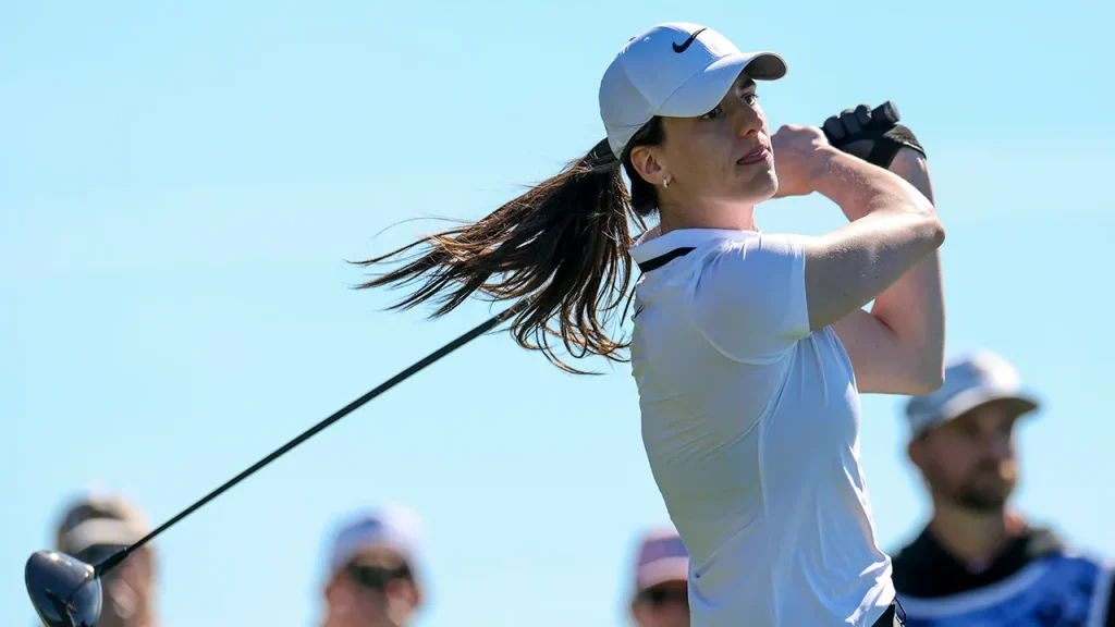 Caitlin Clark hits the links with Nelly Korda at LPGA’s Annika pro-am, thrilling fans with putting skills
