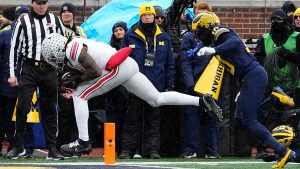 Ohio State’s controversial touchdown in win vs. Michigan causes stir on social media