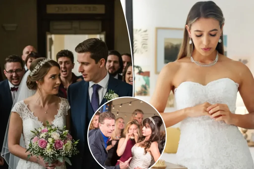 Bride spots mystery woman in her wedding photos before making shocking discovery