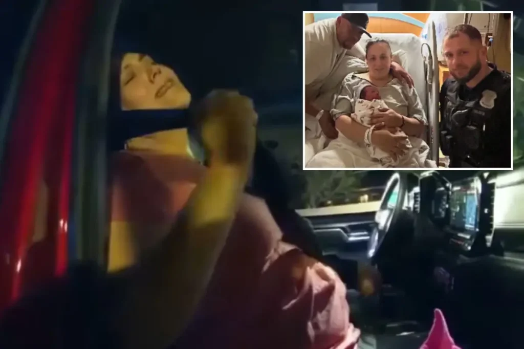 Michigan police officer delivers baby on side of road with help from dispatcher brother