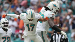 NFL Week 10 scores: Dolphins shock Bills, Matthew Stafford leads Rams to win