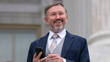 Rep Thomas Massie jokes amid incoming fire from President Trump