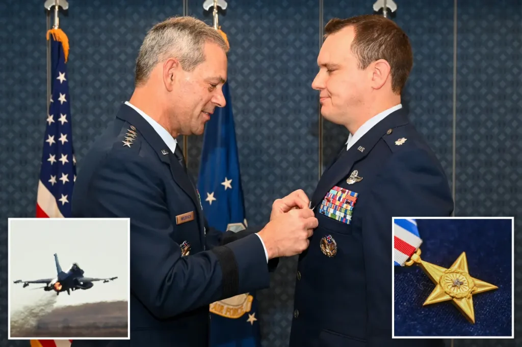 Air Force F-16 commander earns rare Silver Star for Middle East mission: ‘Missiles detonating mere feet’ away