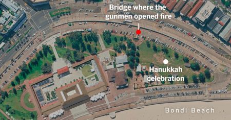 How the Bondi Beach Shooting Unfolded Through Maps and Videos