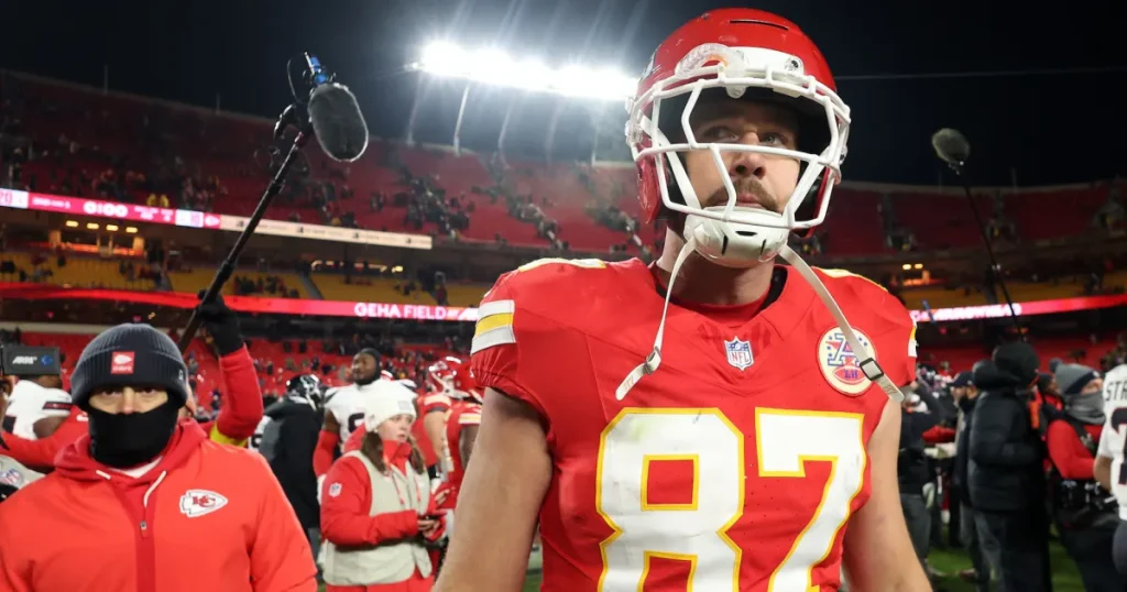 Travis Kelce Looked Despondent, Denied Interview Requests After Crucial Interception in Texans Loss