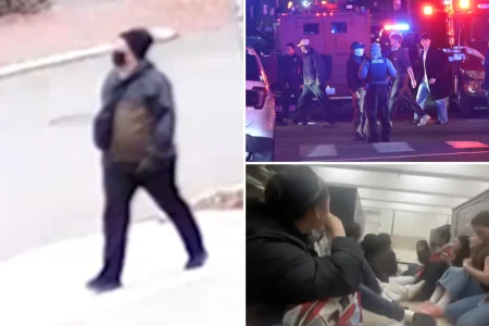 Another grainy image of ‘person of interest’ in Brown University mass shooting shows stocky man in mask, carrying sling bag