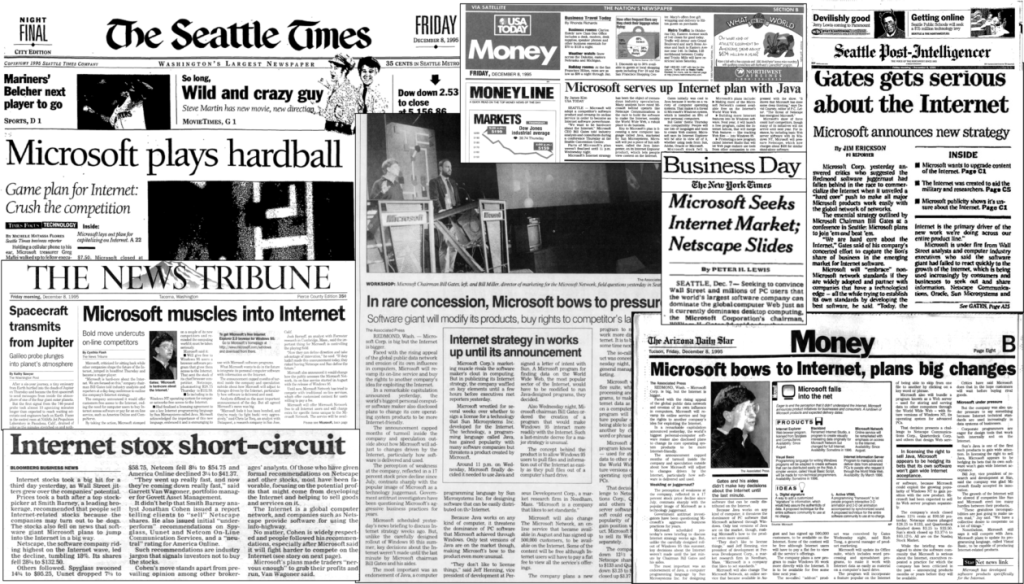 30 years after Microsoft went ‘all-in’ on the internet, the tech giant’s AI strategy echoes the past