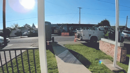 California home explosion caught on doorbell camera