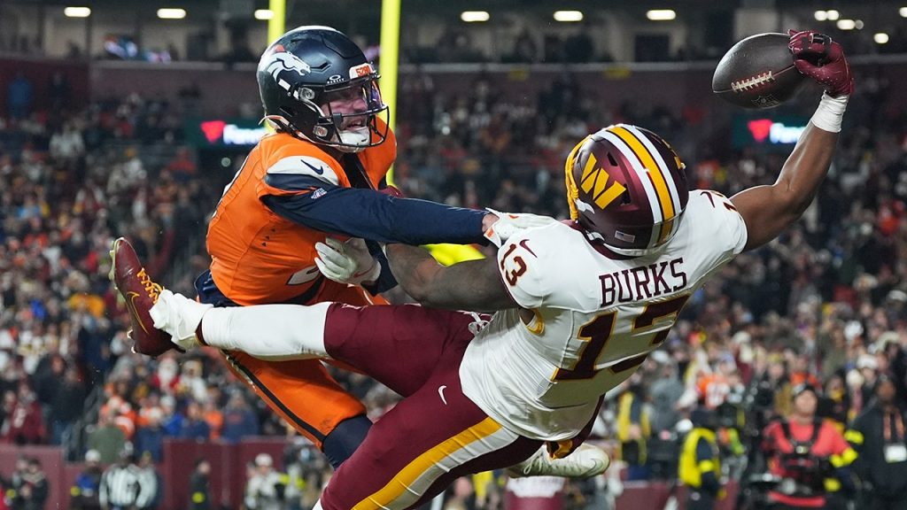 Commanders’ Treylon Burks wows NFL fans with incredible touchdown catch