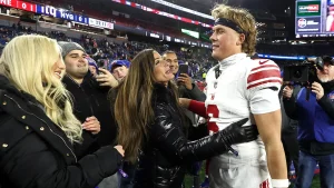 Jaxson Dart’s rumored girlfriend wears Giants shirt in TikTok video as dating speculation ramps up