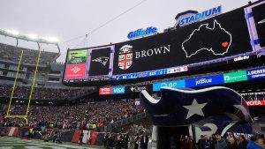 Patriots pay tribute to Brown University shooting, Australia terror attack victims