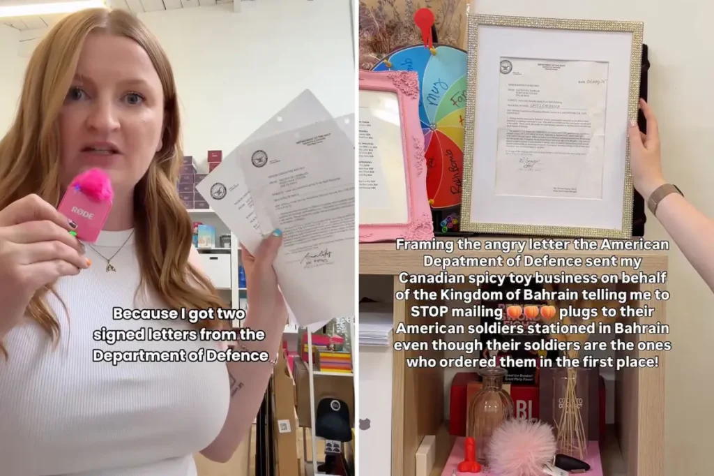 Cease fire! Canadian sex shop gets letter from US War Dept after butt plug ends up at Bahrain base