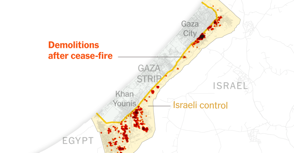 Two Months Post-Cease-Fire, Israel Continues Gaza Demolition