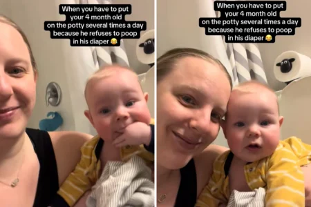 4-Month-Old Baby Uses the Potty, Mom Reveals How It Happened So Early