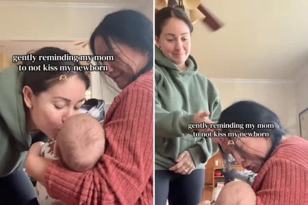 First-time mom ‘slaps’ grandma who tried to kiss her newborn baby in viral TikTok: ‘Gentle reminder’
