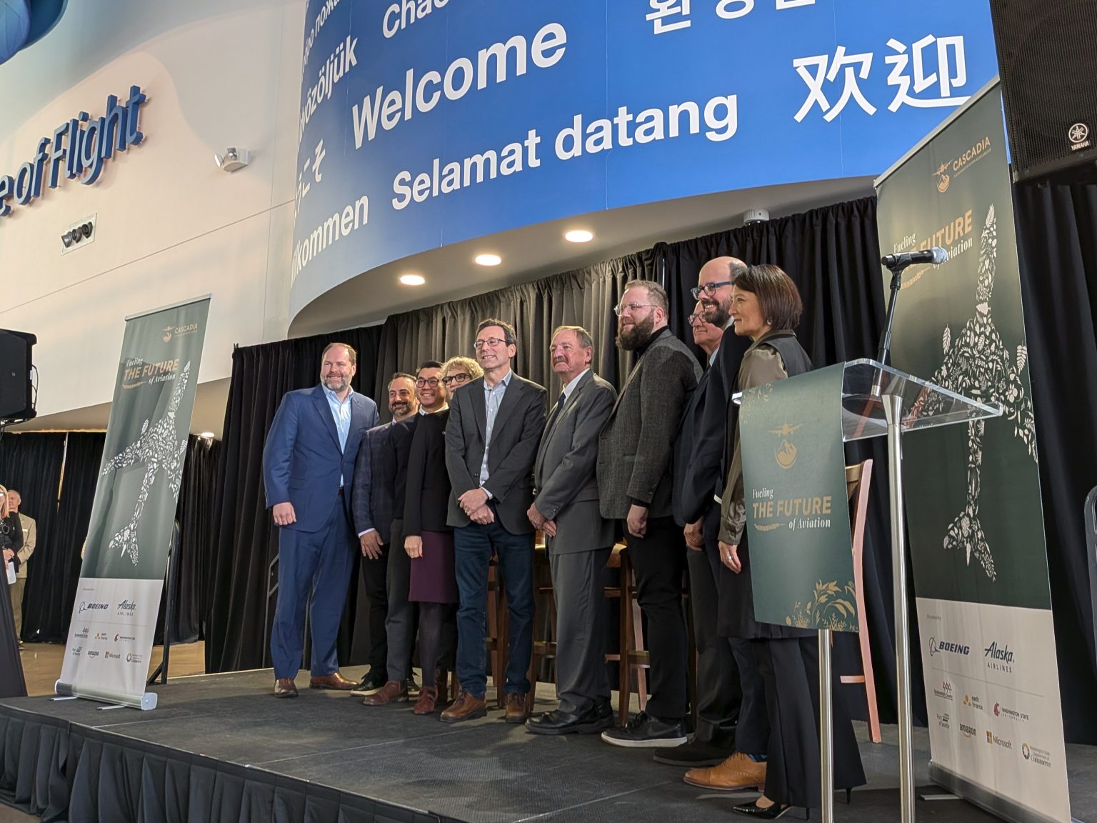 Pacific NW officials, Amazon and Boeing leaders launch sustainable aviation accelerator