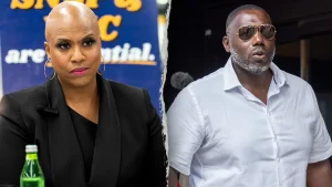 ‘Squad’ Rep Ayanna Pressley’s ex-con husband slaps phone out of man’s hands as he tries to ask her a question