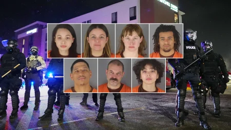 Minn anti-Border Patrol riot backfires as agitators allegedly hurl objects at cops, arrests expose rap sheets