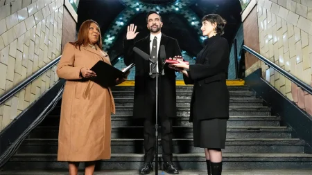 Mamdani sworn in by AG James in private midnight ceremony