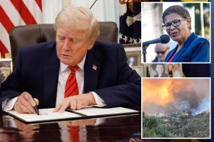 Bass tells Trump to turn up the heat on insurance industry in fight over ‘nightmare’ wildfire rebuild