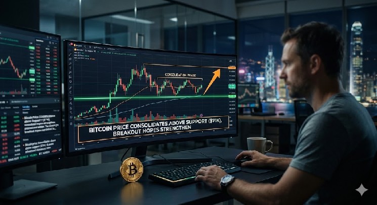 Bitcoin Upholds Support Level, Igniting Breakout Anticipation