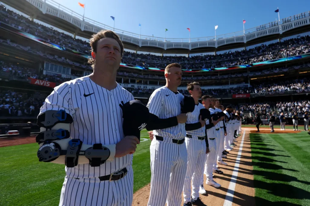 Yankees’ Gerrit Cole Turns Heads While Clearing Rehab Hurdle