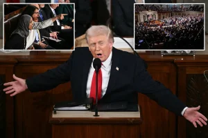 Trump blasts Democrats who refused to stand for protecting Americans over ‘illegal aliens’ at State of the Union: ‘You should be ashamed’