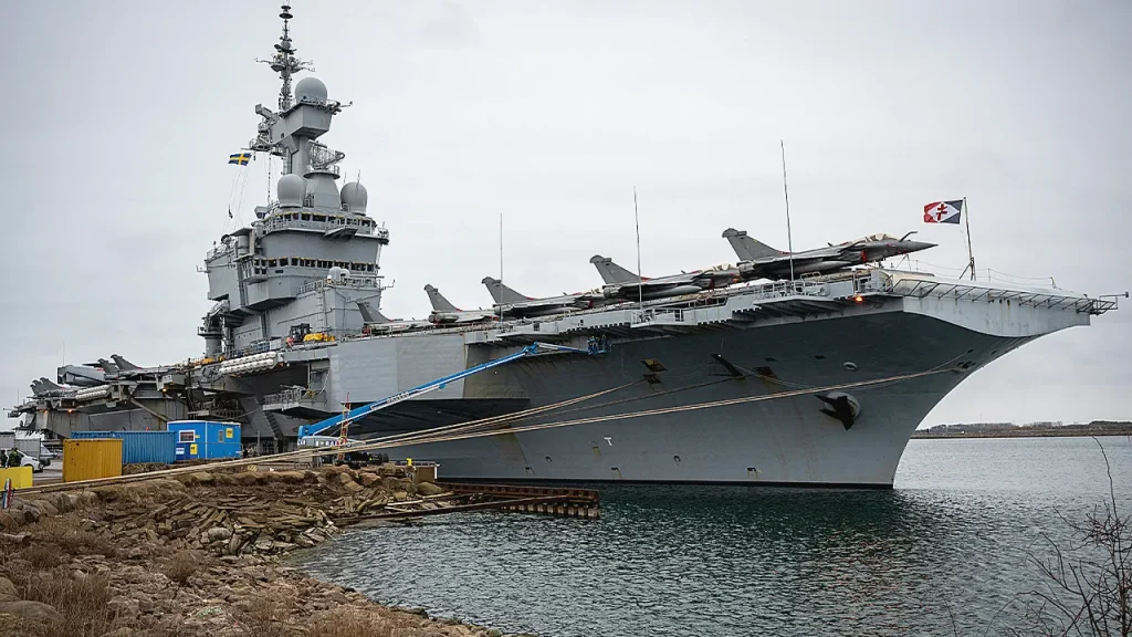 Sweden jams suspected Russian drone near French carrier as NATO war fears rise