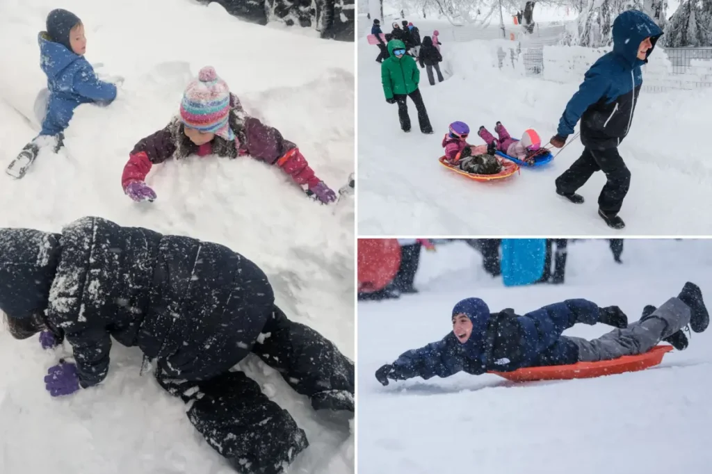 Exclusive | I dreaded a snow day with my kids — but discovered a throwback to a simpler time in the blizzard of chaos